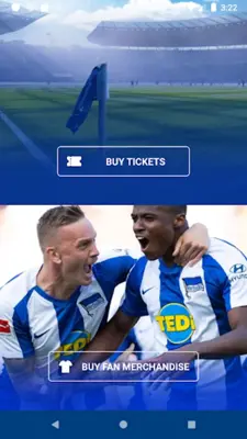 Hertha BSC android App screenshot 0